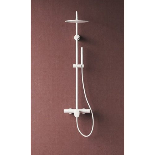 Ravak SPRING SG 098.10WHM Zuhanyoszlop szettel - MATT FEHÉR