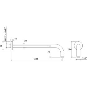Ravak fali kar esőztető zuhanyfejhez 702.00