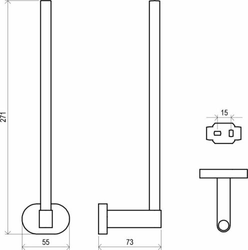 Ravak Tartalék WC papírtartó CR 420.00 (Kifutó-2026)