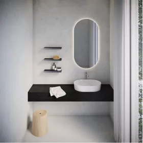 Ravak Slim polc S fekete X07P649