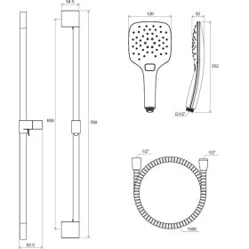 Ravak R3 zuhanyszett (921.00) rudas