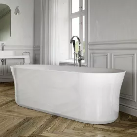   Ravak YPSILON térben álló kád 180x80cm fehér, króm lefolyóval
