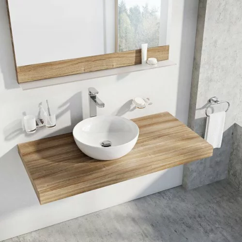 Ravak UNI Slim B 400 mosdó kerámia 400x400x125mm