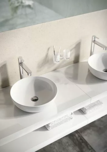 Ravak UNI Slim B 400 mosdó kerámia 400x400x125mm
