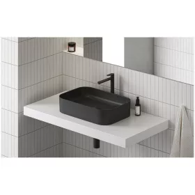   Ravak Ceramic Slim R 550 mosdó matt fekete kerámia 550x370x120mm