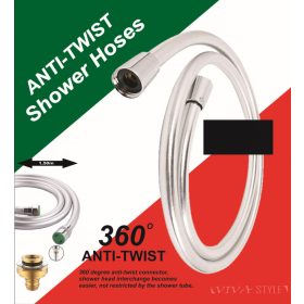 Viva Silverflex zuhany gégecső Anti Twist (150 cm) YF008B