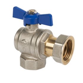   INVENA Sarok golyóscsap, pillangókar, toldatos, BB, 1/2"