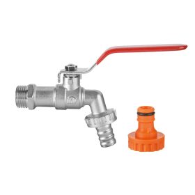   INVENA Kerti csap, 3/4", karos, fém vagy műanyag gyorscsatlakozóval