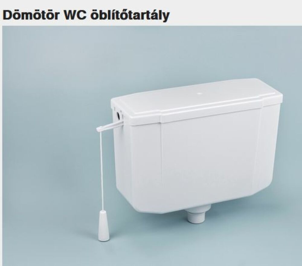Dömötör WC tartály 101100 magas szerelésű, víztakarékos