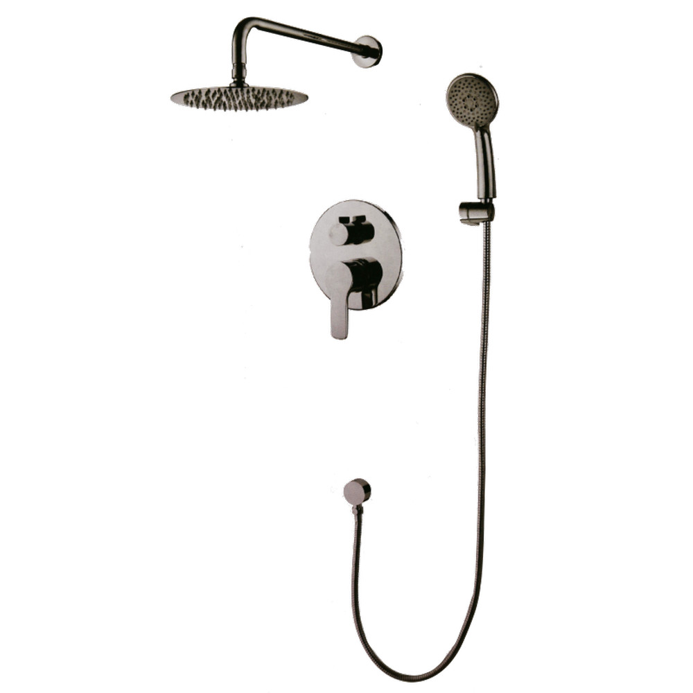 Ermetiq Zuhanyrendszer falsík alatti, egykaros csapteleppel, kerek fejzuhany és kézizuhany ER-SDB12
